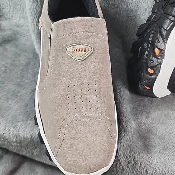 ZUODI Men's slip-on loafers. Size 11.5 Casual walking shoes in neutral color. - Picture 10 of 10